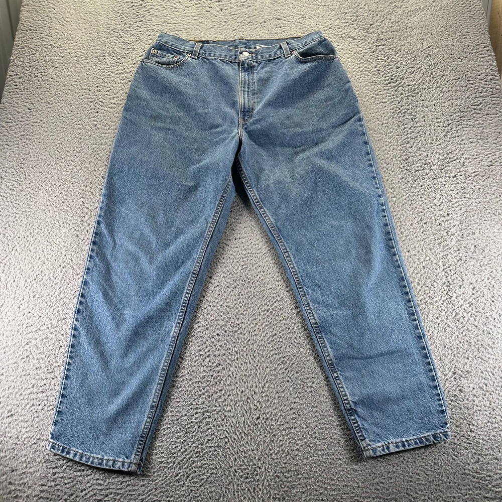 Vintage Levi's 550 Jeans Women 18 Blue Cotton Denim Tapered Leg Relaxed Made USA